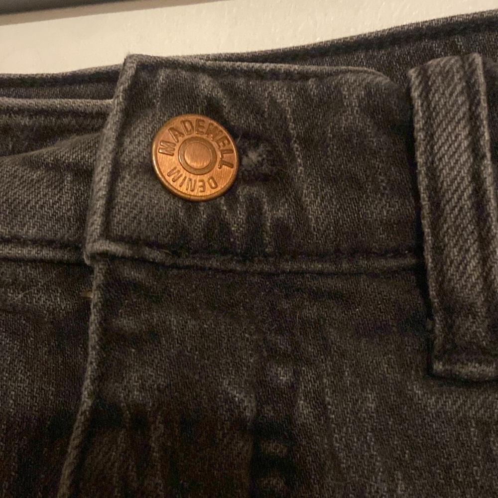 Madewell Charcoal 90s Straight Leg Jeans - Picture 5 of 10